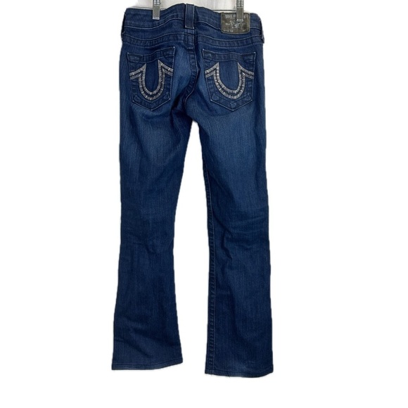 True Religion Tori Bead Embellished Jeans Dark Wash Jeans Womens Size 24 - Picture 2 of 16